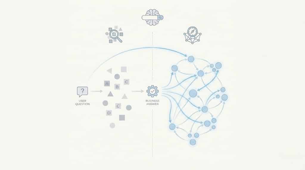 Diagram illustrating search optimization process.